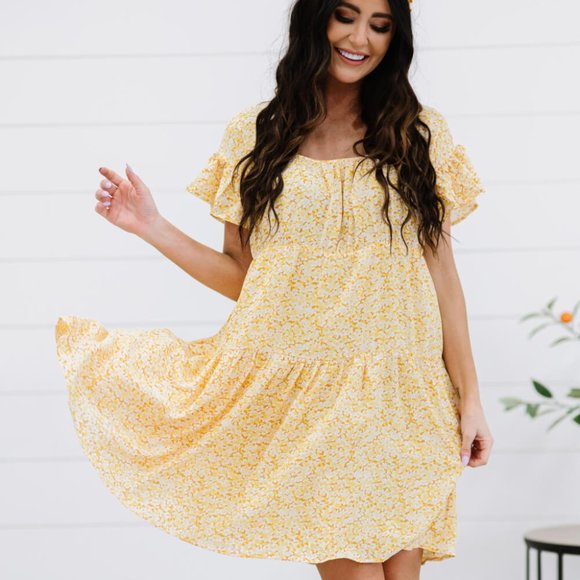 DAVI & DANI | Dresses | Davi Dani Fresh As A Daisy Full Size Floral ...
